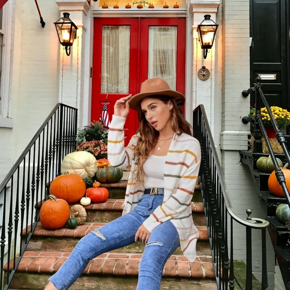 Striped Cardigan - Picture 1 of 3